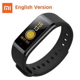 Polsbandjes Engelse versie Xiaomi Amazfi Cor Smart Bracelet Sport Watch 5ATM Waterdicht Smart Bracelet 1.23 "Scherm Bluetooth Touchscreen