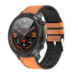 Bracelets F12 Smart Watch IP68 imperméable n ° I Moniteur de pression artérielle Bluetooth Bluetooth CLOCK Round Sports Band pour iOS Huawei