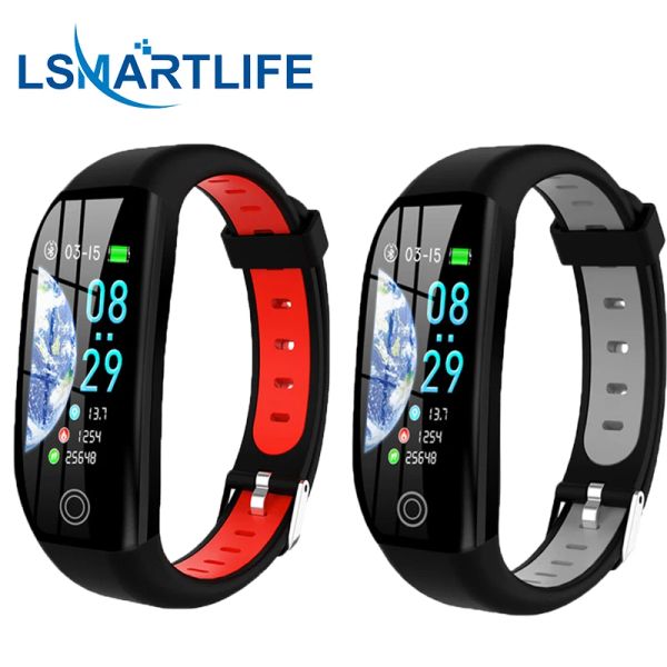 Bracelets F21 Bracelet intelligent GPS Distance d'activité de fitness Tracker IP68 Tableau de pression artérielle étanche montre moniteur de sommeil