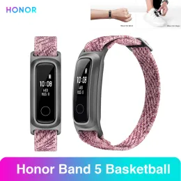 WRISTBANDS HONOR BAND 5 Versión de baloncesto Smart Band 2 Modos Running Fitness Tracker 50 metros impermeables Smart Bracelet