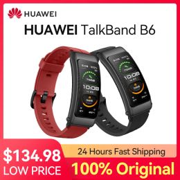 Wristbands HUAWEI TalkBand B6 Bluetooth Headset Wristband 1.53 Inch Kirin A1 BT 5.2 Heart Rate Blood Oxygen Monitoring Sleep Analysis