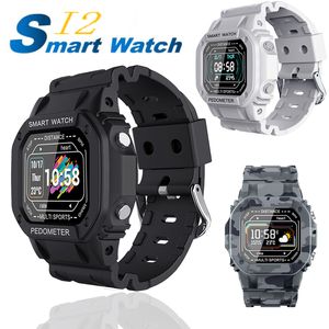 Polsbandjes I2 Smart Watch Health Fitness Tracker Thin Body Sports Horloges IP67 Waterdicht