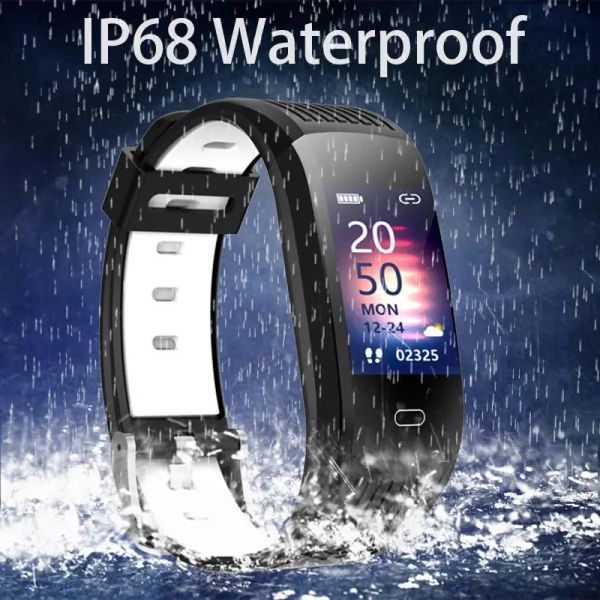 Bracelets IP68 IP68 Imperropice D15 Bracelet Smart Fitness Tracker Smart Watches Bracelet Sports Bluetooth Smartband 2023 pour les hommes femmes