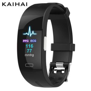 Polsbandjes Kaihai H66 Bloeddrukmeting Smart band Hartslagmonitor PPG ECG SMART BRACKETWATCH ACTIVITEIT Fitness Tracker