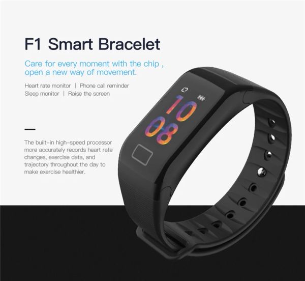 Bracelets keating f1 plus bande intelligente pression artérielle écran de couleur imperméable sport bracelet intelligent moniteur de fréquence cardiaque