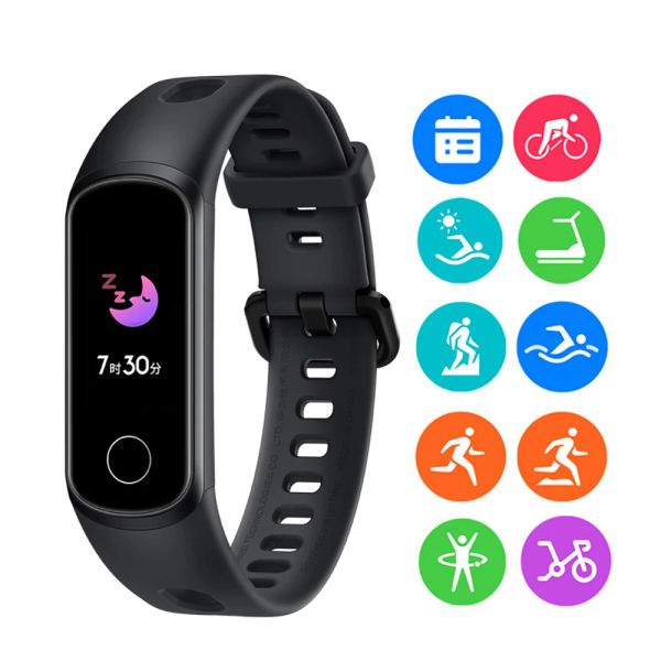 Bracelets Nouveaux Huawei Honor Band 5i Smartband Sated Satel Monitor Oxygène Smart Bracelet Smart-Suproping Fitness Sports Tracker Bracelet