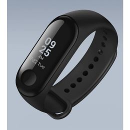 Bracelets origina xiaomi mi bande 3 bracelet de fitness de bracelet intelligent miband groupe 3 grand écran tactile message oled