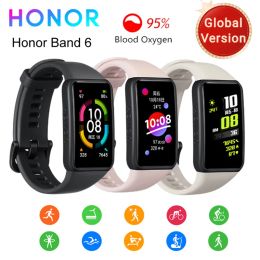 Bracelets Bande d'honneur originale 6 Band Smart Bracelet Version globale 1.47 "Écran tactile AMOLED APPLAPIER LA FITNESS SATCHEAU