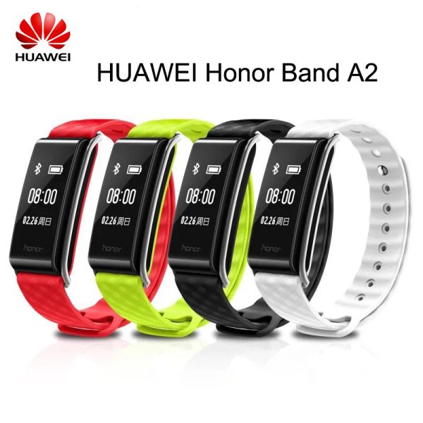 Bracelets originaux Huawei Honor Band A2 Smart Bracebout Sleep Heart Monitor Bracelet Fitness Tracker IP67 Bluetooth OLED