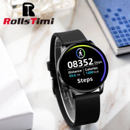 Les bracelets Rolstimi 2021 montrent le bracelet intelligent masculin pour hommes et femmes horloge de sport moniteur de fréquence cardiaque