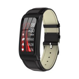 Bracelet intelligent Smart Bracelet AK12 Monitor de fréquence cardiaque rechargeable Smart Watch IP67 Bluetooth compatible Bluetooth Compatible Watch