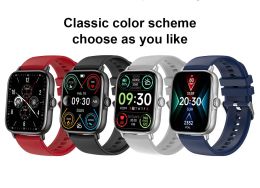 Bracelets T12 Smart Watch Men Bluetooth Réponse APPEL 1.81 pouces Tactile complète Pression artérielle sport Fitness Femme étanche GTS3 PK P28