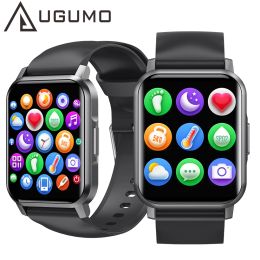 Bracelets UGUMO 1,72 pouce intelligente montre des femmes hommes électronics sport nk15 carré smartwatch horloge intelligente heures pour iPhone iOS Android