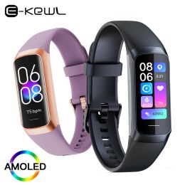 Bracelets vwar fit smart groupe amoled écran thermomètre thermomètre sportif bracelet intelligent 7 moniteur cardiaque Tracker de fitness pour xiaomi iOS