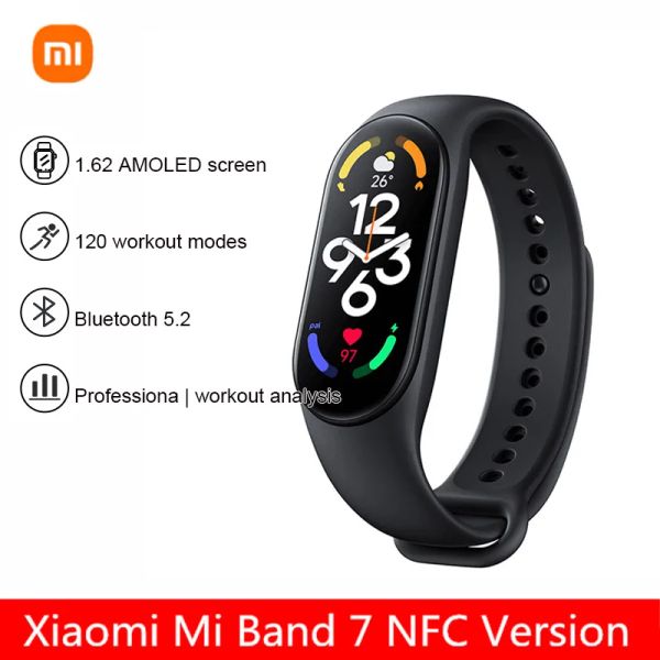 Bracelets xiaomi mi-bande 7 NFC Smart Band 1.62 