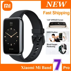 Bracelets Xiaomi Mi Band 7 Pro Smart Bracelet Amoled Screen GPS NFC Bluetooth Blood Oxygen Fitness Traker Trakerproof Xiaomi Band 7 Pro