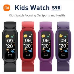 Bracelets Xiaomi Smart Watch Children S90 ALARME CHERCHE SEMBRAL MONITEUR SORME PEDOME PEDOME STAPPORHER TEMPHERS