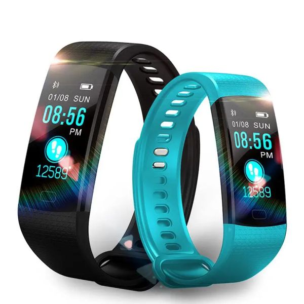 Bracelets de bracelet de bracelet de bracelet de bracelet cardiaque IP67 Écran de couleur imperméable Sport Sport Tracker Fit pour Smart Watch