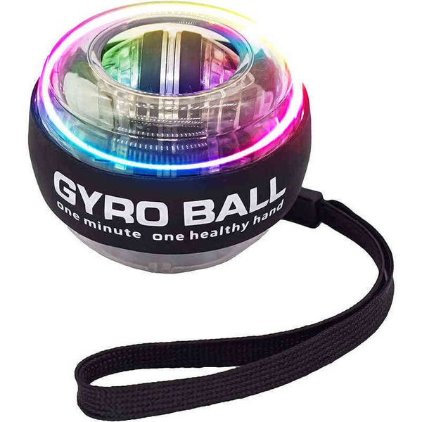 Muñecas LED bola para la muñeca Powerball de arranque automático con contrabrazo mano fuerza muscular entrenador equipo de ejercicio fortalecedor 0908