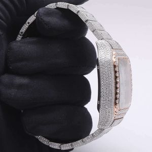 Montre-bracelet 2024 nouveauté marque glacée haute qualité luxe or argent original personnalisé hip hop hommes Diam 0HS2ZMBA5M53
