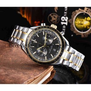 Reloj de pulsera Coodity g Awatches o Luxury Dsinr 2022 m e N's Stl Band Businss Two y 5-pin Calndar Watch montredelu