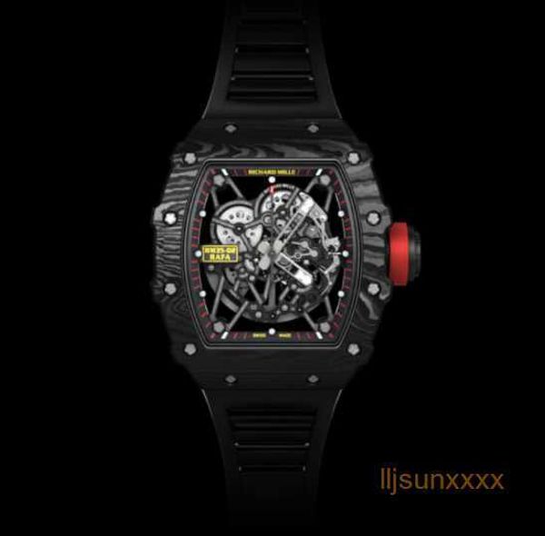 Wristwatch Designer Luxury Watch Classic Limited Edition RM35-02 RAFAEL NADAL SORY-WINDING Watch Sapphire Mirror Sports Watch