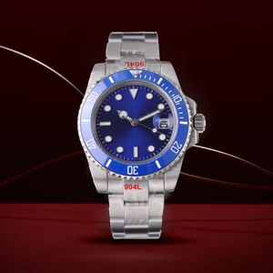 polshorloge Sapphire Glass Man Watch Classic 904L roestvrijstalen riem luxe heren automatische mechanische zelfwindbeweging horloge hoogwaardige polshorloges