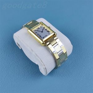Montre-bracelet femmes montres de créateurs montre carrée de luxe tendance simple en acier inoxydable décontracté forma montre pour hommes plaqué or argent populaire xb09