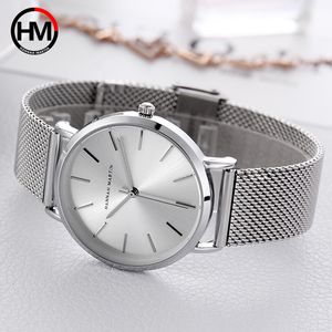 Montre-bracelet Bracelet montre de luxe marque Quartz dames robes montres-bracelets en acier argenté maille femme 36mm horloge étanche Xfcs 230911