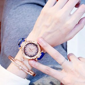 Horloges 1 Set dameshorloge Shine Armband Verstelbaar Dress Up Perfect cadeau Faux Diamond Quartz horloge Bangle Kit