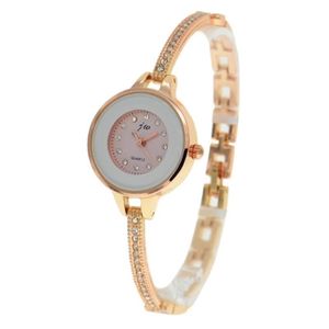 Relojes de pulsera 100 unids / lote Jw-8137L Moda Señora Pulsera Reloj Wrap Cuarzo Elegancia Estilo romano Aleación para todo el relojWristwatche278L