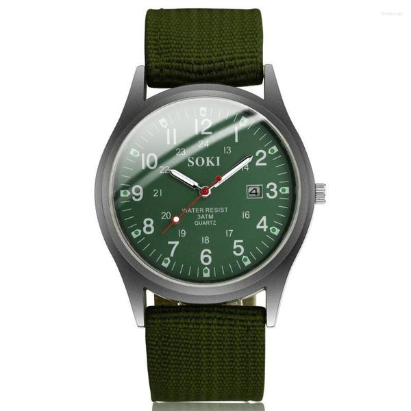 Montres-bracelets 1963 Montre Quartz Calendrier Lumineux Rétro Homme Dur Militaire Montre-Bracelet Personnalité Agressive Vol Sports Aériens Hommes