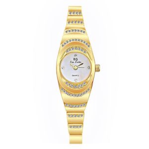 Horloges 2021 Dames Quartz Horloge Mode Bling Casual Dames Vrouwelijke Gouden Crystal Diamond Leopard voor Klok