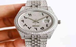 Montres-bracelets 2022 Homme de travail Tian Xing Log Y Automatique Men039s Montre mécanique de luxe à Diamond Blue Glass Watch68MK4111891