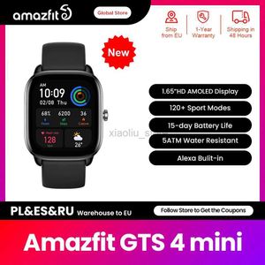 Relojes de pulsera 2022 Nueva versión global Amazfit GTS 4 MINI Smartwatch 120 modos deportivos 1.65 AMOLED HD Display Reloj inteligente para Android en iOS 240319