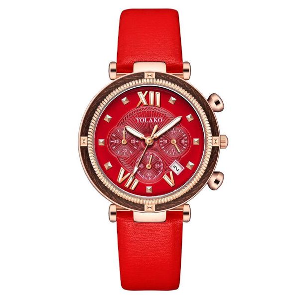 Relojes de pulsera 2023, llegada, venta como pastel, las mejores marcas, Relojes para mujer, regalos para mujer, correa de cuero informal a la moda, Reloj para mujer