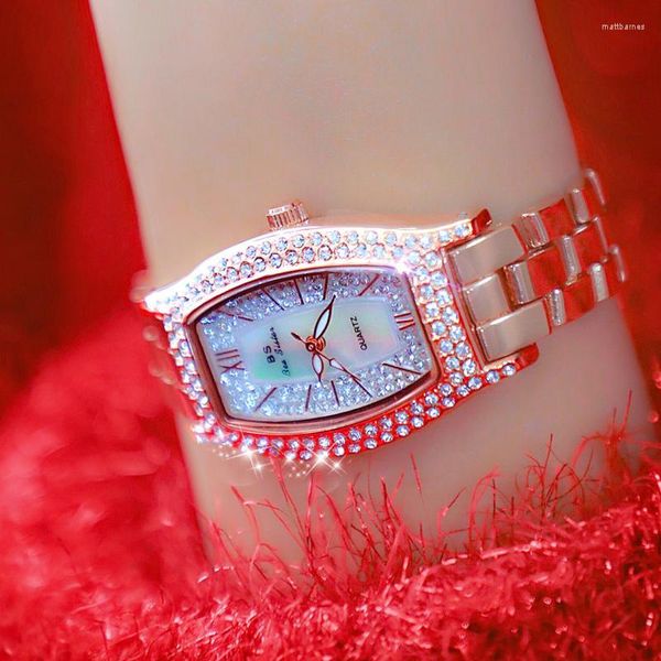 Relojes de pulsera 2023 Diamond Watch Women Classic Quartz Top White Ceramica Hombres Mujeres Relojes de pulsera Diamonds Number Dial Clock