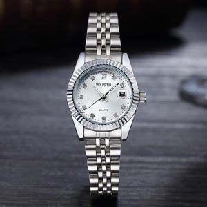 Relojes de pulsera 2023 de moda Wlisth, reloj de pulsera de cuarzo de marca superior, reloj de lujo famoso para mujer, reloj calendario, reloj femenino Hodinky