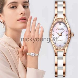 Montres-bracelets 2023 LIGE Top Marque Sunkta Femmes es Quartz De Luxe Pour Femmes Simple Dames Petit Cadran Diamant Relogio Feminino Cadeau 0703