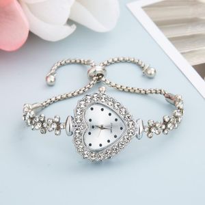 Montres-bracelets 2023 montre de luxe en diamant pour femmes mode Quartz cadeaux dames montres en cristal livraison gratuite