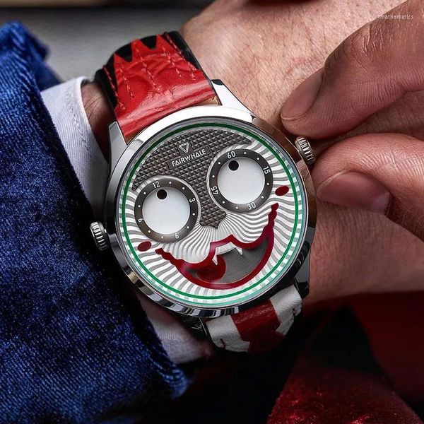 Relojes de pulsera 2023 Relojes de pulsera de lujo para Hombre Moda rusa Joker Reloj de cuarzo resistente al agua Mans Reloj Hombre Marcas famosas Mark Fairwhale