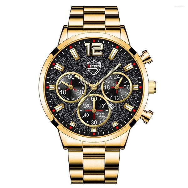 Wallwatches 2023 Menores Mench Satching InicedR Sedeing Band Fashion Student Student Luminoso Business Gold Relojes Para Hombre