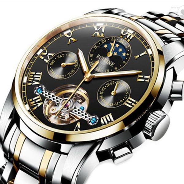 Montres-bracelets 2023 Montres mécaniques pour hommes Montre de sport automatique Hommes Montre-bracelet étanche Saphir Horloge Homme Relogio Masculino