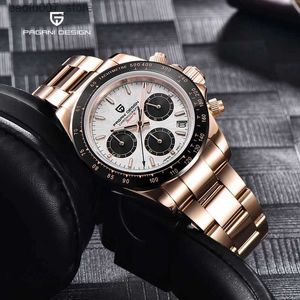 Montre-bracelets 2023 Nouveau Pagani Design Top Brand Luxury Men Quartz ES Sport Chronograph VK63 pour les hommes Sapphire imperméable Reloj Hombre