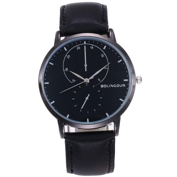 Relojes de pulsera 2023 Relogio Masculino Reloj para hombres Moda Roma Banda de cuero digital Dial analógico Reloj de pulsera de cuarzo Relojes Masculino Cloc