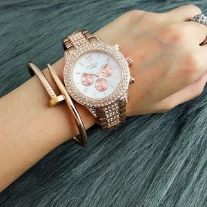 Relojes de pulsera 2023 Vender marca Contena Reloj de mujer Aleación de acero Moda Relojes de diamantes de lujo Cuarzo Mujer Damas Saati