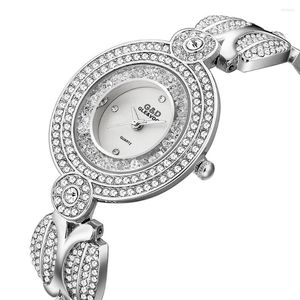 Montre-bracelets 2023 Femmes Bracelet de bracelet Metal Strap Match Watch Watch Bling Watches Femme Modies Clock Femme