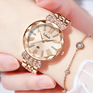 Montres-bracelets 2023 Femmes Quartz Montre De Luxe Diamant Mode Exquise Étanche Femme Horloge Femmes Automatique Bureau Lady Relojes