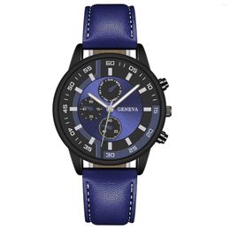 Montre-bracelets 2023 Zeppelin Watch supérieur en cuir authentique Affaire de l'eau imperméable Quartz mâle Male Relojes para Hombres