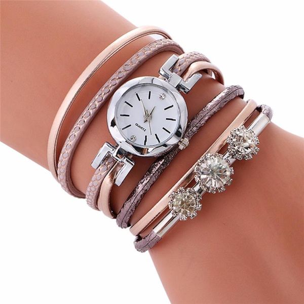 Relojes de pulsera 2023, reloj de pulsera de lujo para mujer, reloj de mesa de moda para estudiantes con círculo de diamantes, reloj de vestir, reloj femenino, regalo